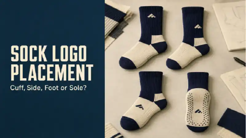Sock Logo Placement: Cuff, Side, Foot, or Sole?